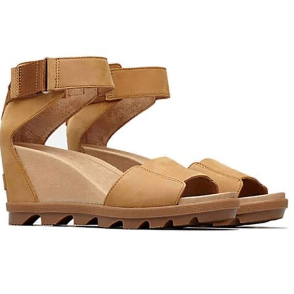 Sorel Tan Wedge Shoes